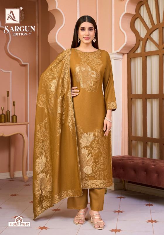 Alok sargun vol 7 wholesale dress materials in mysore